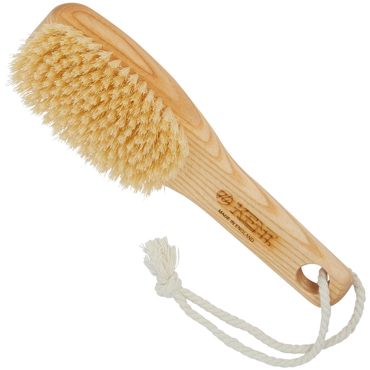 Kent FD6 Pure Beechwood Natural Bristle Bath &amp; Body Brush