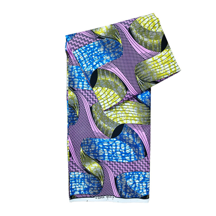 African Fabrics Cloth Ethnic Ankara Wax Print 6 Yards for Party Dresses and DIY Upholstery Fabrics (YLTP012)