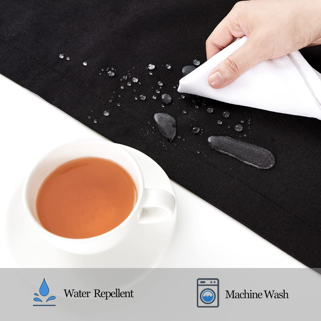 Mebakuk Cloth Placemats, Machine Washable Linen Style T