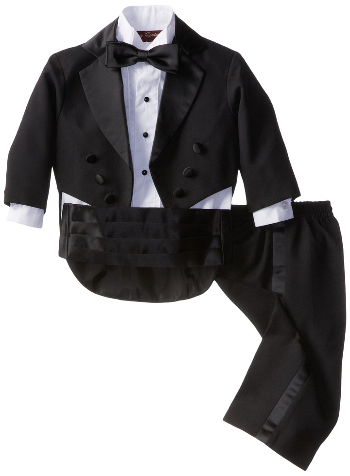 Joey Couture Baby Boys&#39; Tuxedo Suit Tail, Black
