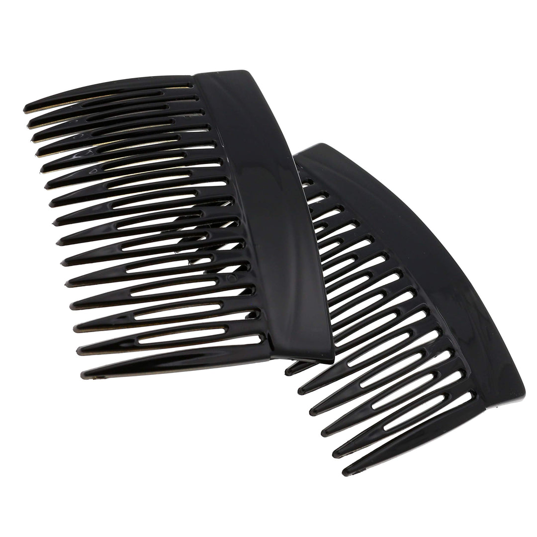 Paris French Hair Side Comb, Strong Hold Grip Hair Clips for Women, No Slip and Durable Styling Girls Hair Accessories, Made in France with Cellulose