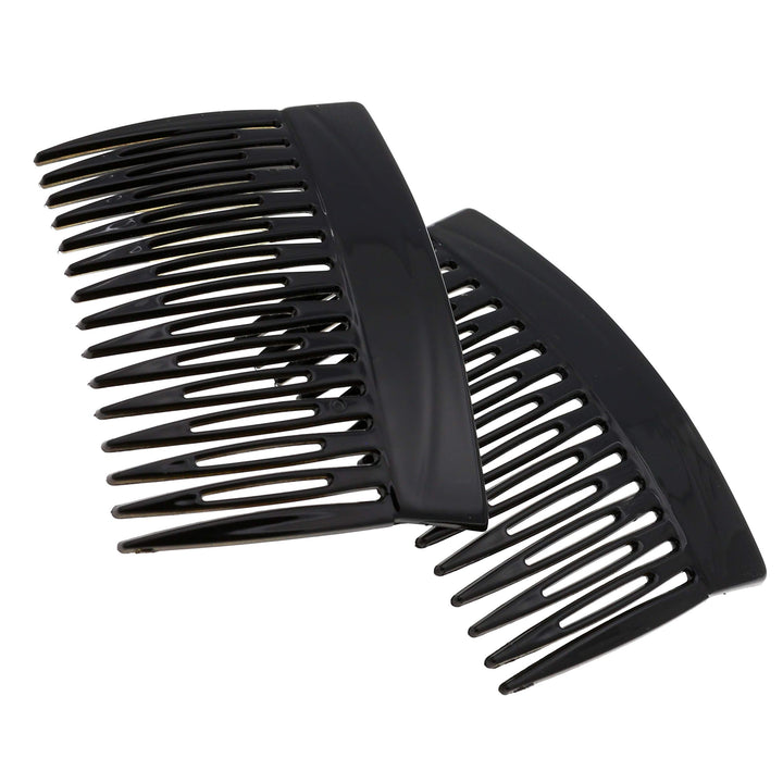 Paris French Hair Side Comb, Strong Hold Grip Hair Clips for Women, No Slip and Durable Styling Girls Hair Accessories, Made in France with Cellulose