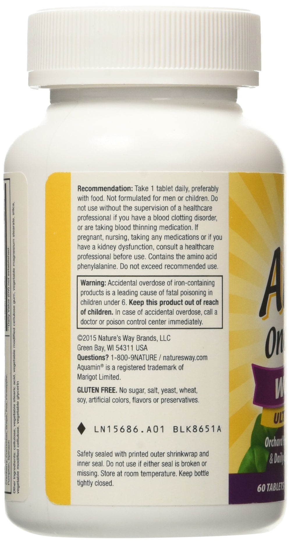 Alive Once Daily Women's Multi Ultra Potency, 60 Count