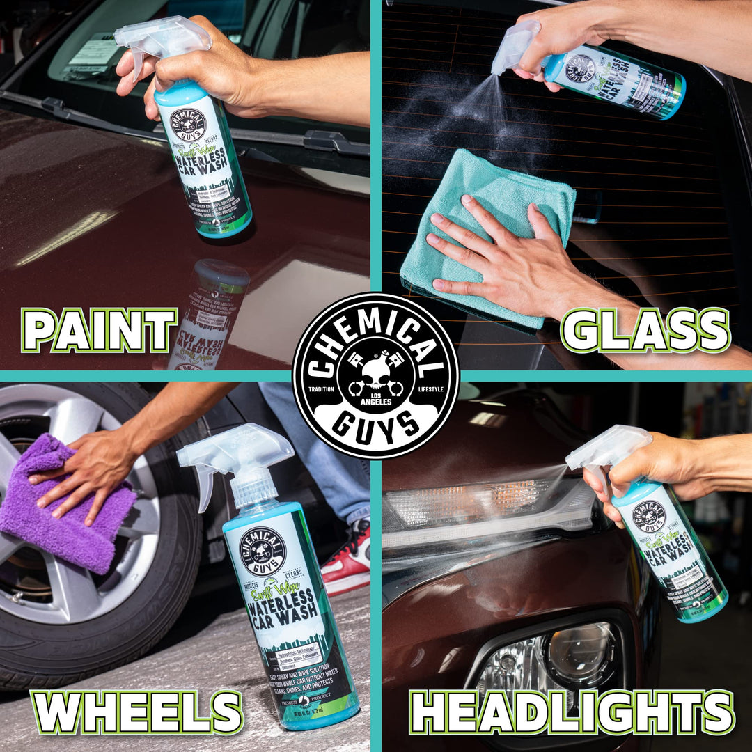 CWS20916 Swift Wipe Sprayable Waterless Car Wash, Easily Clean - Just Spray &amp; Wipe, Safe for Cars, Trucks, Motorcycles, RVs &amp; More, 16 fl oz