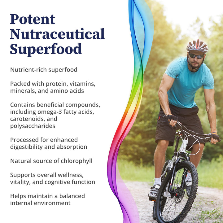 Chlorella Pyrenoidosa – 100% Organic, Cracked-Cell Wall, Nutraceutical Superfood Packed with Proteins, Vitamins, Minerals &amp; Amino Acids that Supports Metabolism, Detox &amp; Immunity – 400 Tablets