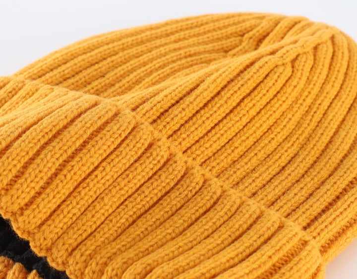 Connectyle Knit Cuffed Beanie Hat for Men Women Fleece 