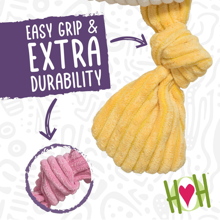 Knottie Plush Dog Toy - Dog Stuffed Animal Toy, Puppy Toys, Squeaky Dog Toy for Small, Medium &amp; Large Dogs, Durable Plush to Keep Them Busy - Morris Moose, Large