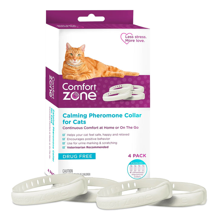 Cat Calming Collar: 4-pack