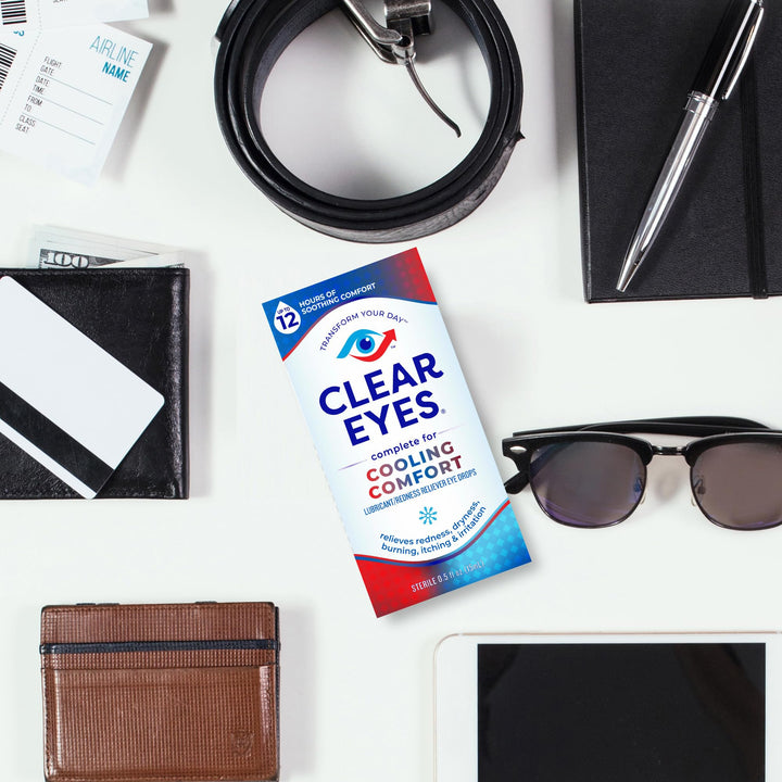 Clear Eyes Cooling Comfort Redness Relief Eye Drops, So