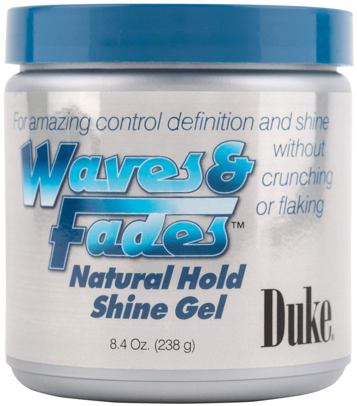 Waves and Fades Natural Hold Shine Gel, 8.4 Ounce
