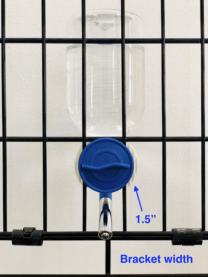 Choco Nose Patented Mini No-Drip Water Bottle/Feeder for Hamsters/Hedgehogs/Gliders/Rats/Mice/Other Small Pets and Animals - for Cages, Crates or Wall Mount. 10.2oz. Nozzle 10mm, Blue (C125)