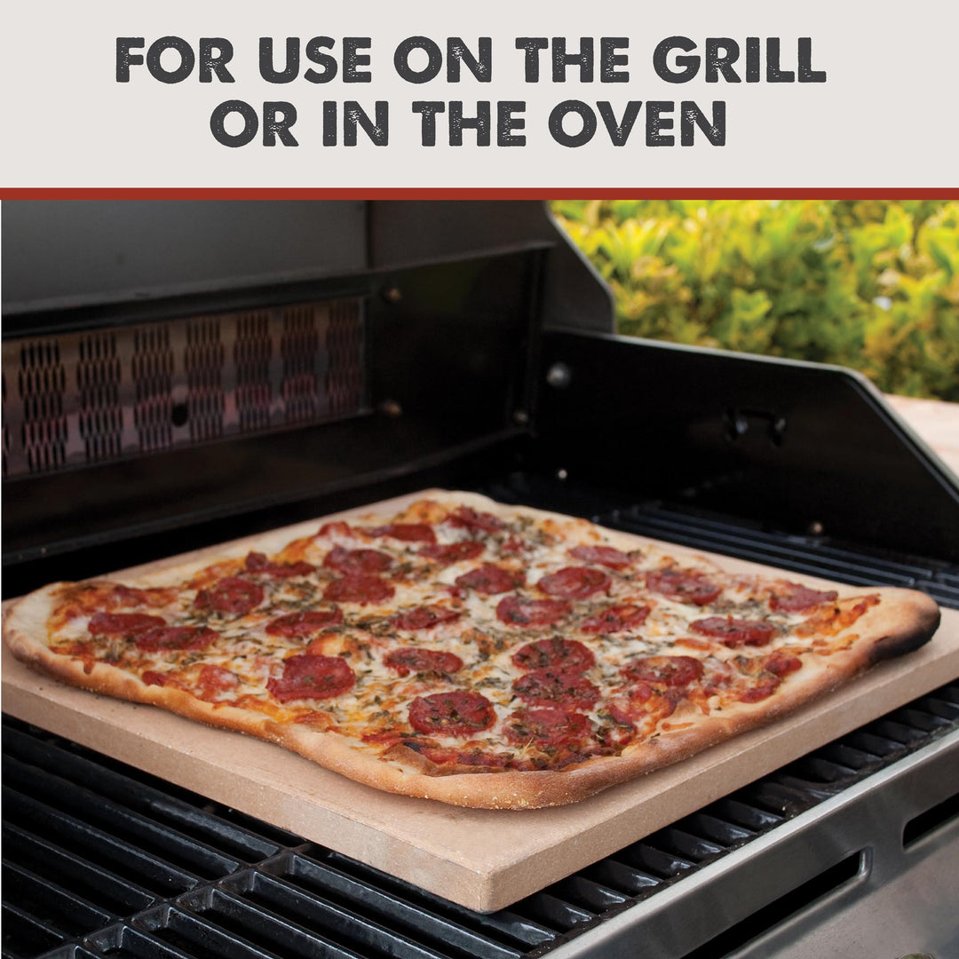 Pizzacraft 15 Square ThermaBond Baking/Pizza Stone - Fo