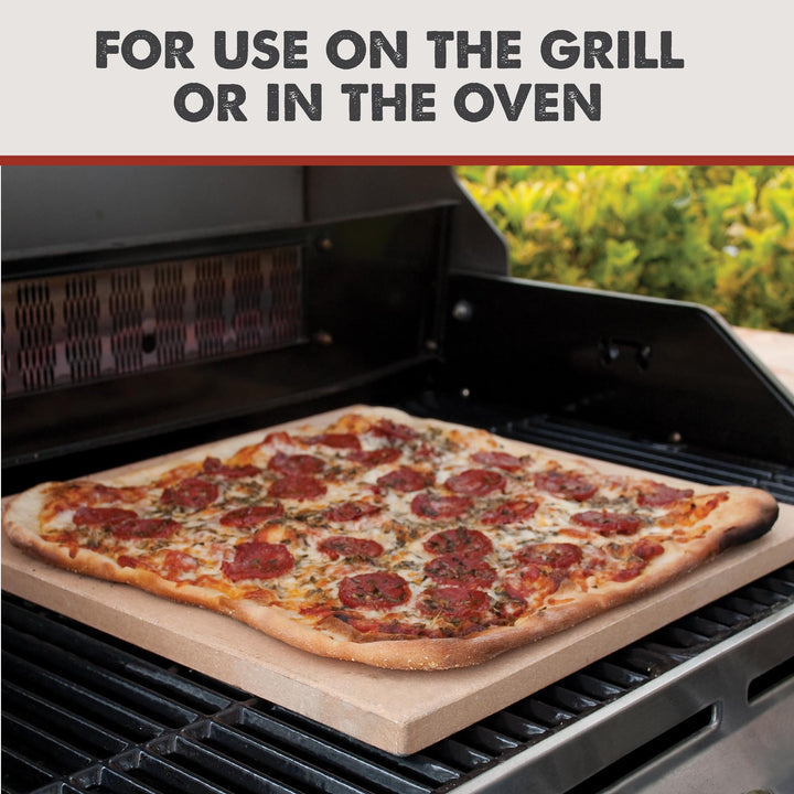 Pizzacraft 15 Square ThermaBond Baking/Pizza Stone - Fo