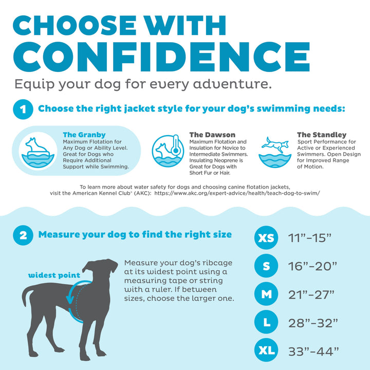 Granby Splash Orange Dog Life Jacket, XL