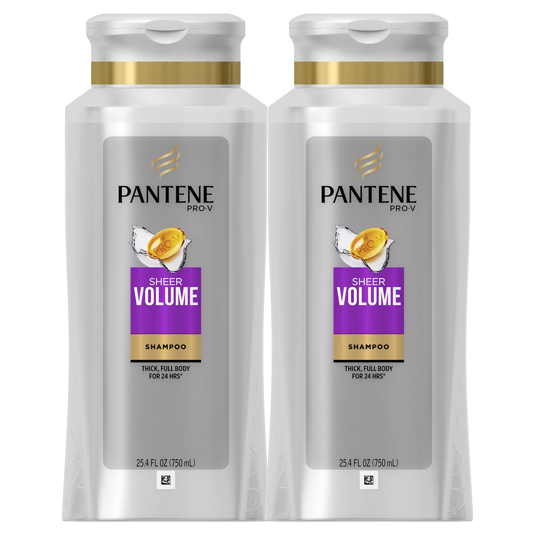 , Shampoo, Pro-V Sheer Volume for Fine Hair, 25.4 fl oz, Twin Pack
