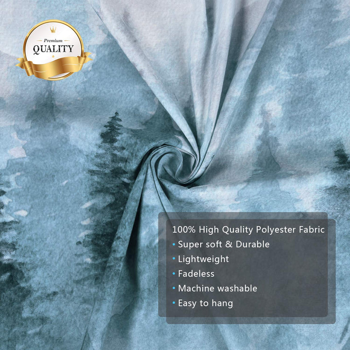 Misty Forest Tapestry Foggy Mountain Tapestry Magical Tree Tapestry Nature Tapestry Woodland Tapestry…