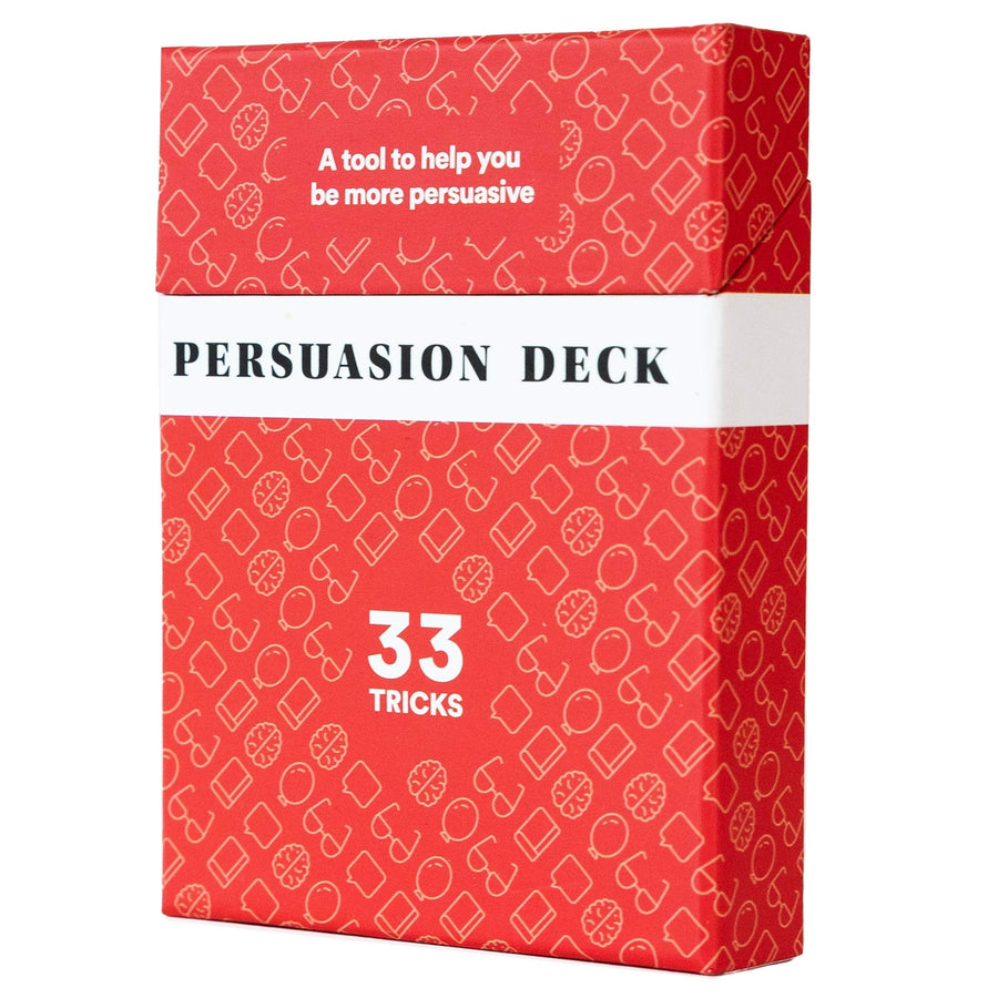 BestSelf Persuasion Deck - Persuasion Skill Cards to Master Persuasion Tricks with 33 Prompts