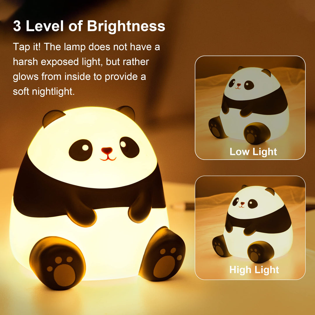 MIVANI Kids Night Light, Panda Gifts for Women, Silicon
