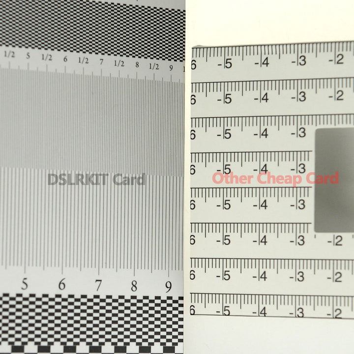 DSLRKIT Lens Focus Calibration Tool Alignment Ruler Fol