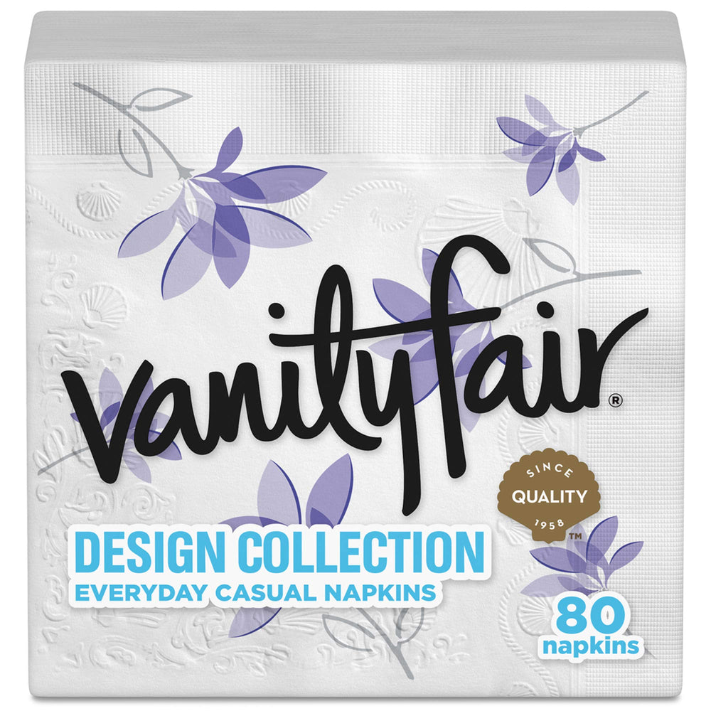 80 Count : Vanity Fair Everyday Napkin - 80 ct