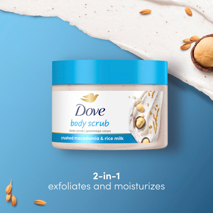 Dove Exfoliating Body Polish Body Scrub Kiwi & Aloe 10.5 oz