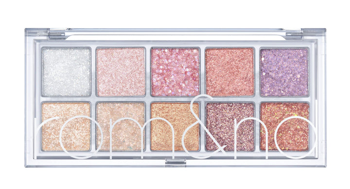 Mise Rom&amp;nd better than eye palette 00 Light and Glitter Garden Color,Powder