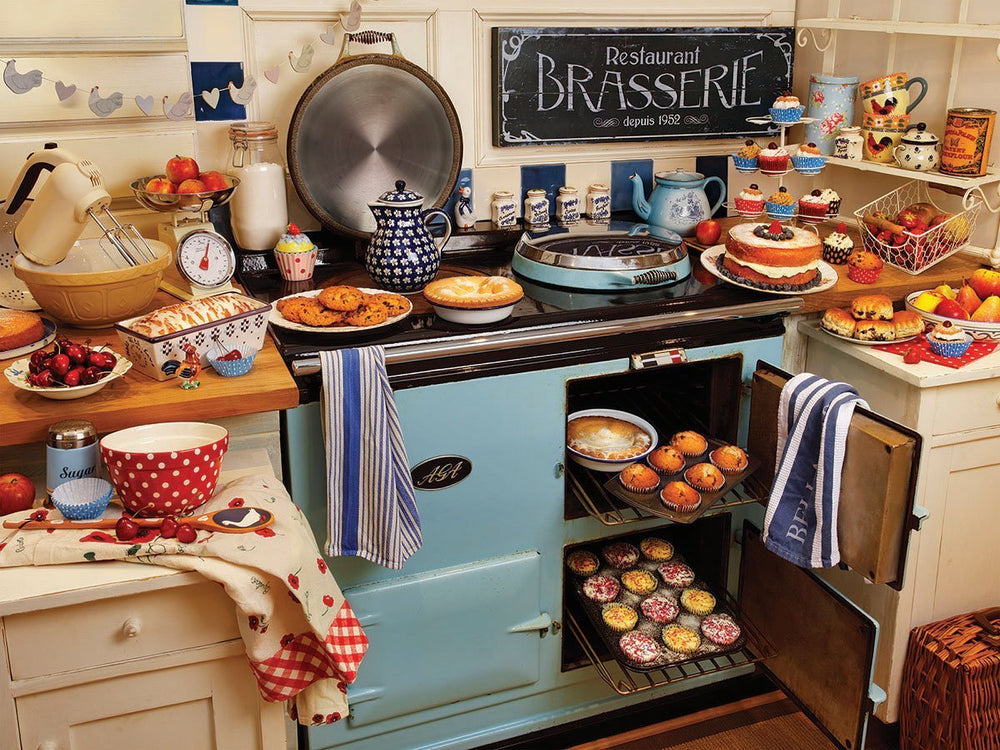 Puzzles Home Cooking - 1000 Piece Jigsaw Puzzle Includes Cardboard For 144 months to 1188 months