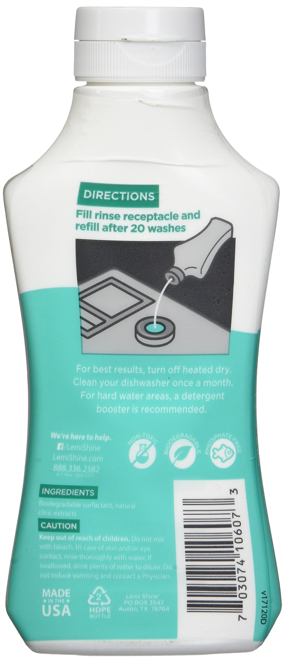 Lemi Shine Shine + Dry Rinse, 8.45 oz, Natural Rinse Ai