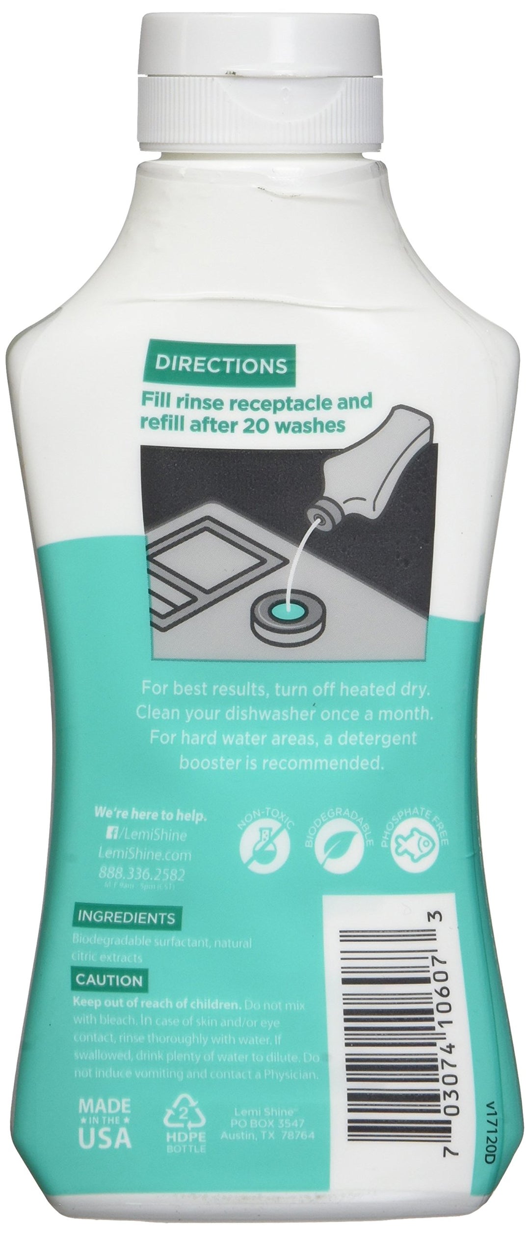 Lemi Shine Shine + Dry Rinse, 8.45 oz, Natural Rinse Ai