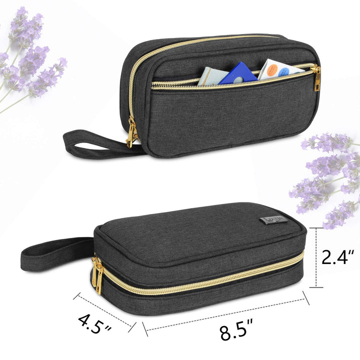 LUXJA Essential Oil Carrying Case - Holds 12 Bottles (5