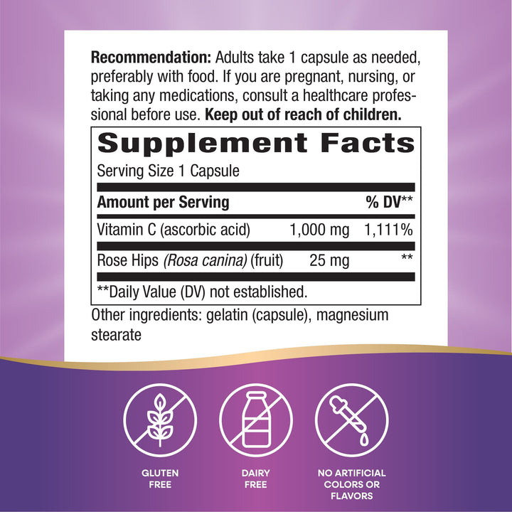 Nature&#39;s Way Extra Strength** Vitamin C with Ro