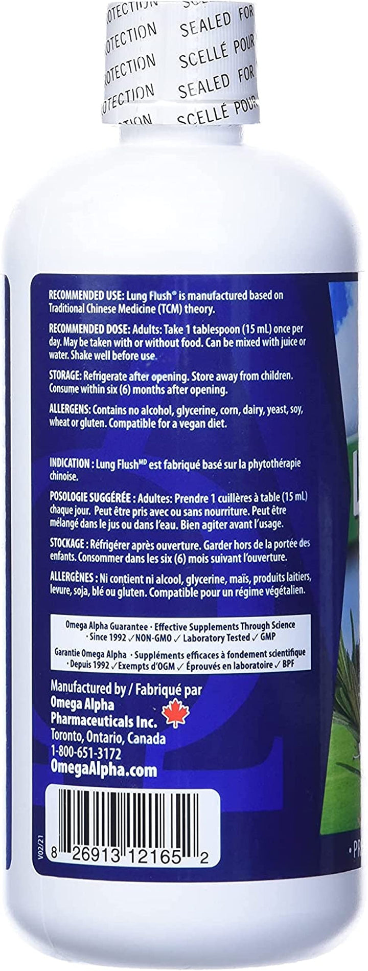 Omega Alpha LUNG FLUSH - 500ml