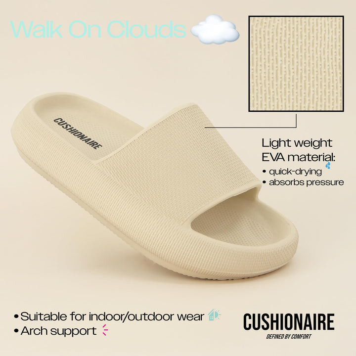 Women&#39;s Feather Cloud Recovery Slide Sandals with +Comfort, Blush 7