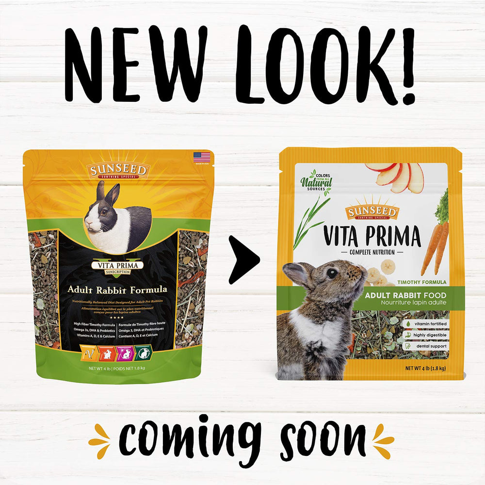 SUN SEED COMPANY Vita + Plus Adult Rabbit Formula 4lb 6cs