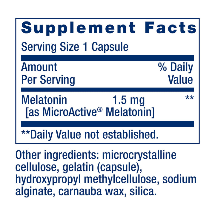 Melatonin IR/XR, 60 Capsules