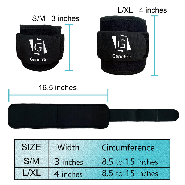 Bicep & Tricep Tendonitis Brace Compression Sleeve - Pain Relief for Bicep and Tricep Muscle Strains, Upper Arm Support (S/M Width-3)