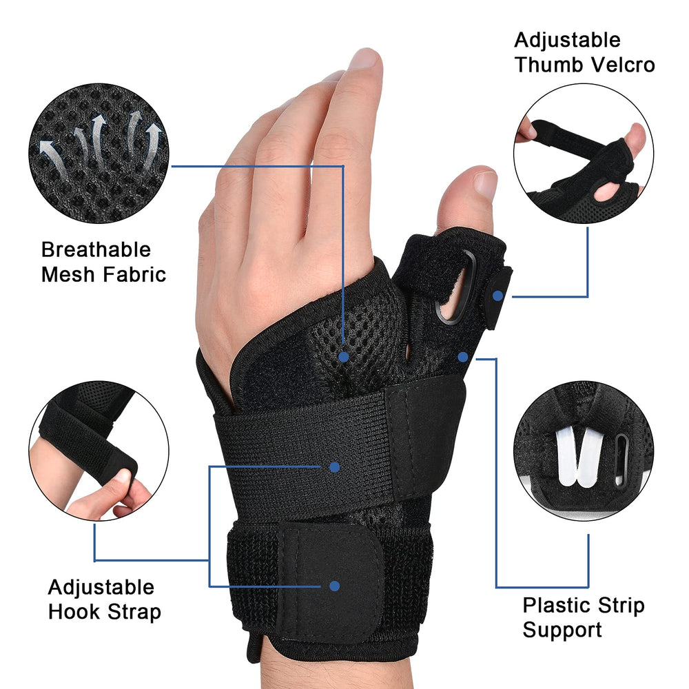 Thumb Splint with Wrist Support Brace-Thumb Brace for C