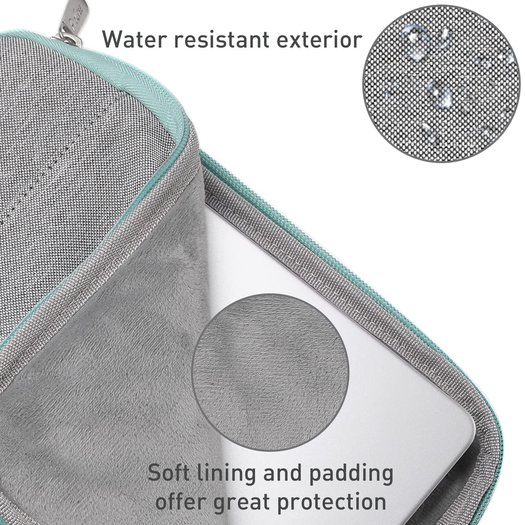 Laptop Sleeve Case, 15 inch Laptop Bag Compatible with MacBook HP Dell Lenovo ASUS Chromebook -Light Grey