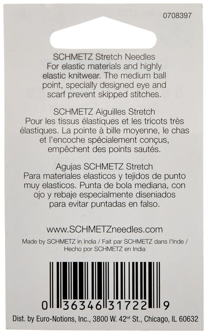 Schmetz Stretch Machine Needles 11/75