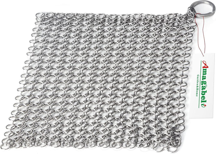 Amagabeli 8x6 Stainless Steel Cast Iron Cleaner 316 Cha