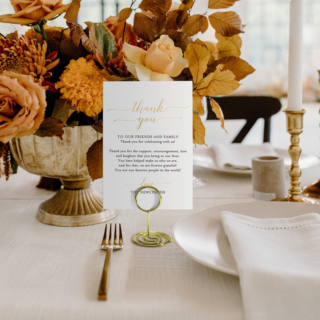 HomWanna Table Number Holders 20Pcs - 2 Inch Mini Place