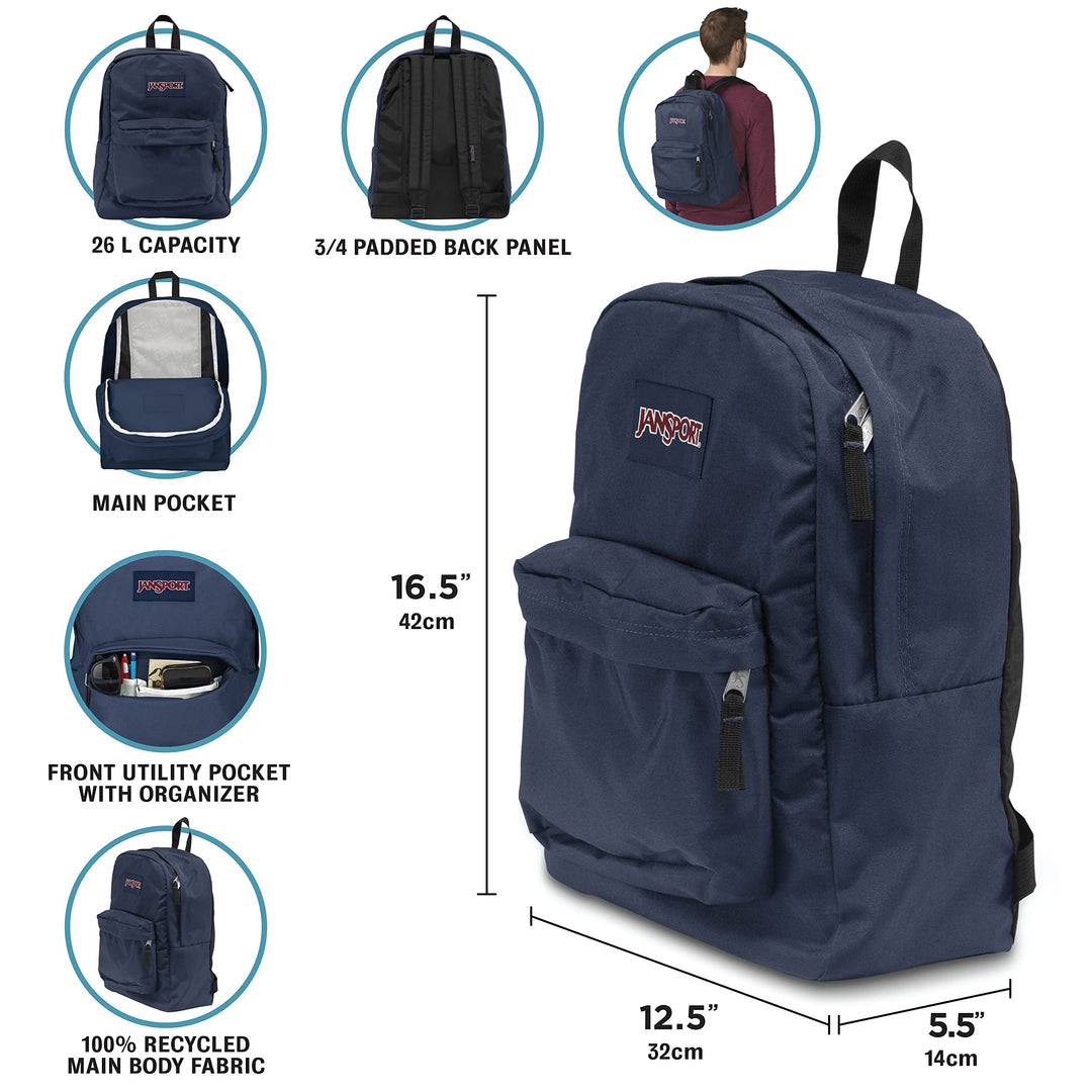 JanSport SuperBreak One Backpacks - Durable, Lightweigh
