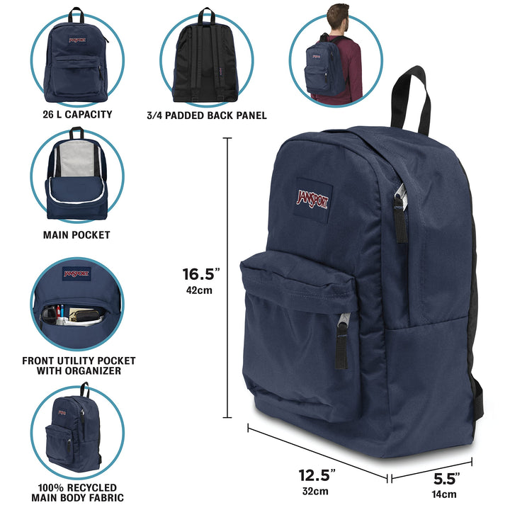 JanSport SuperBreak One Backpacks - Durable, Lightweigh