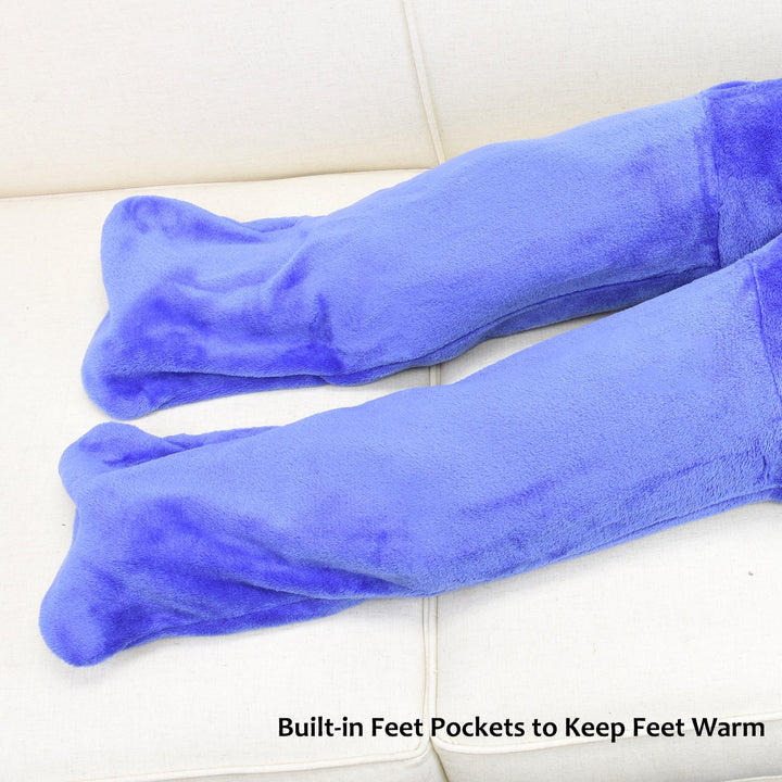 Catalonia Wearable Fleece Blanket with Sleeves and Foot