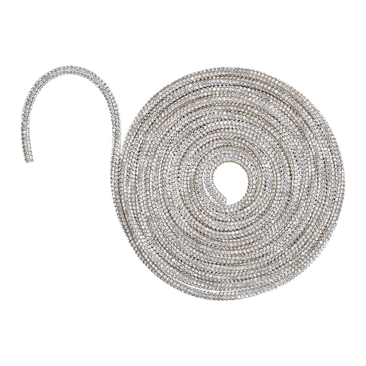 3 Yards Shiny Round Shoe Laces, Crystal Bling Shiny Round Cords Glitter Rope Shoelaces Bling Drawstring Drawstring Replacement for Sneaker Hoodies Dress Sweatpants DIY