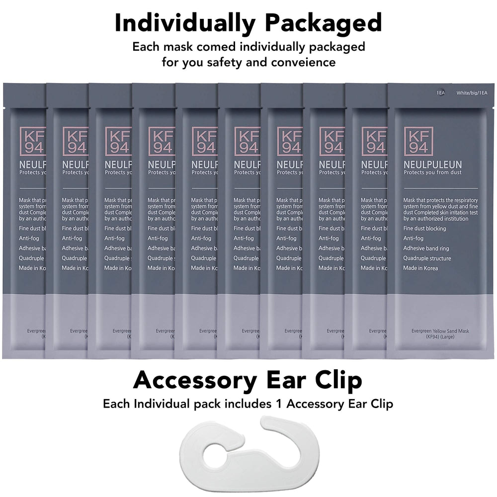 Kids[Ages 5-15] Disposable Face Mask with Ear Clip Lanyard