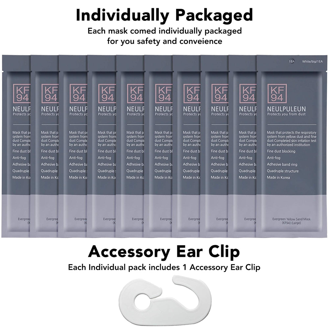 Kids[Ages 5-15] Disposable Face Mask with Ear Clip Lanyard