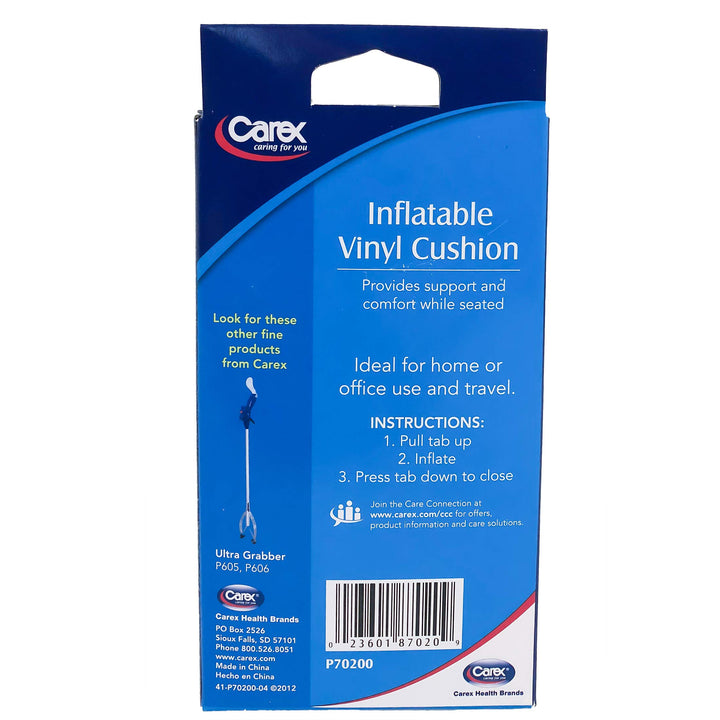 Carex Cushion, Vinyl Inflatable, 1 Cushion