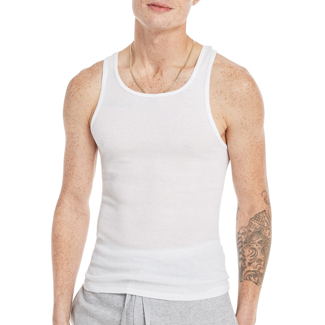 Men&#39;s 3-Pack A-Shirt, White, Medium