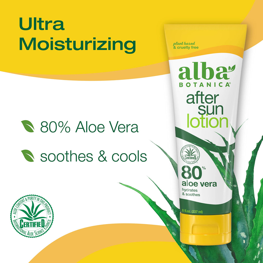 After Sun Lotion, Aloe, 8 Ounce